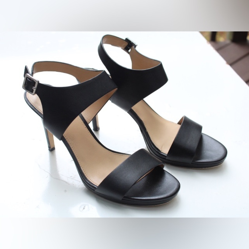 Michael Kors Claudia Mid Heel Ankle Strap Sandals